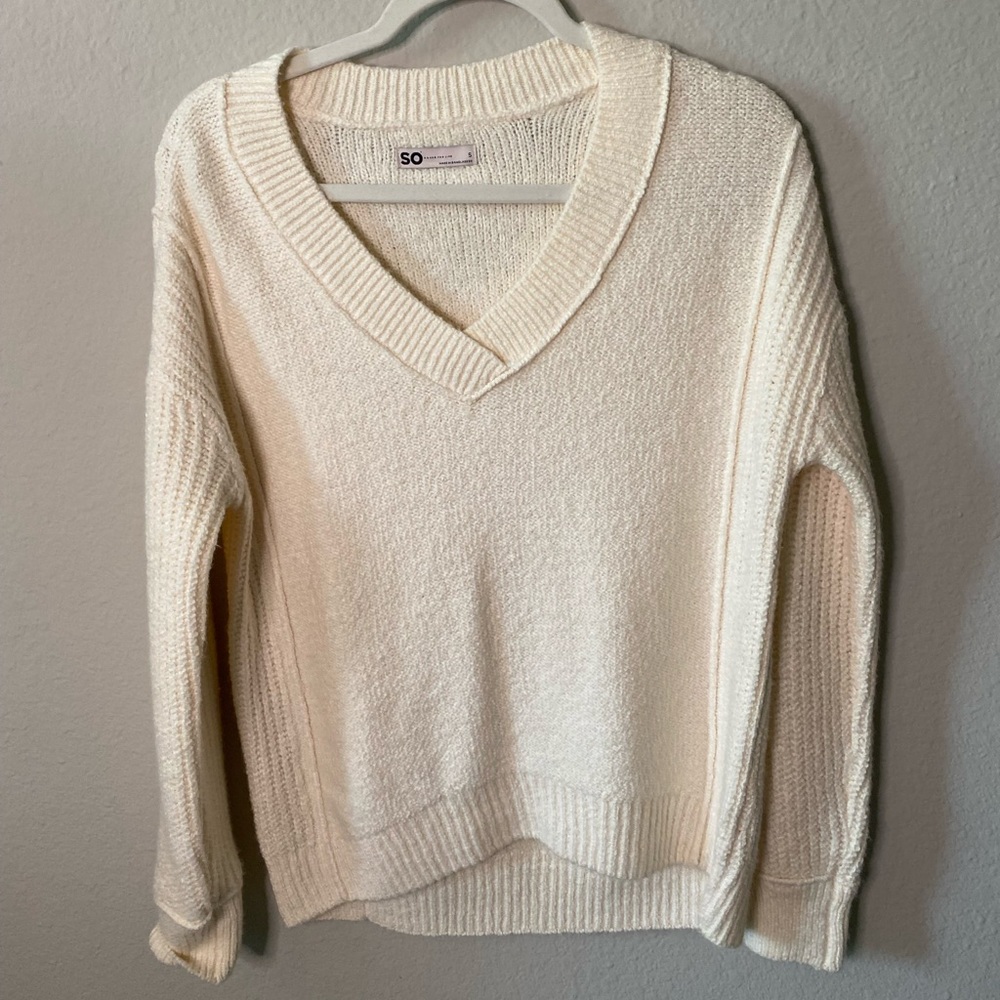 V-neck sweater